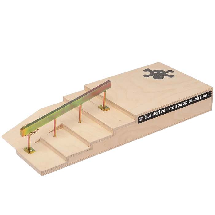 Blackriver Fingerboard Ramps - Stairset With Square Rail