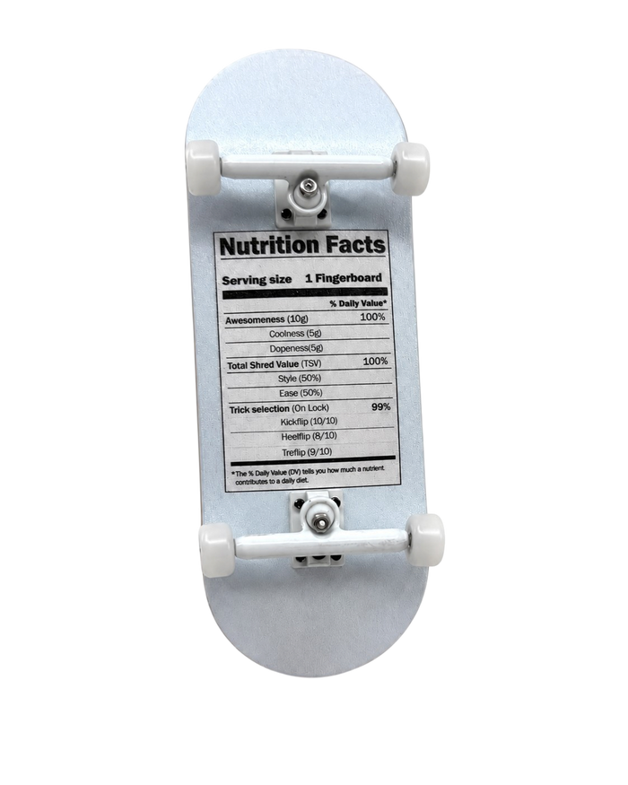 34mm Gen2 Fingerboard Complete - "Nutrition Facts" Edition