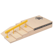 Blackriver Fingerboard Ramps - Stairset With Square Rail
